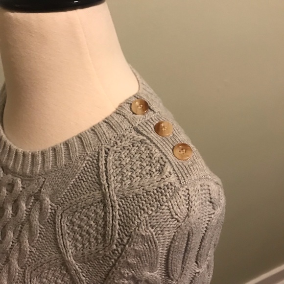 LL Bean Grey Sweater - Picture 3 of 4